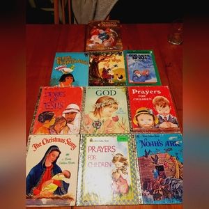Lot of 10 vintage religious children's books
